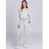 imageANRABESS Womens Two Piece Outfits Long Sleeve Crop Sweatshirt and Jogger Pants Lounge Sweatsuit Sets Tracksuit with PocketsGrey