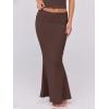 imageANRABESS Skirt Sets for Women 2 Piece Outfits 2025 Summer Crop Top Fold Over Maxi Skirt Set Going Out Dress Casual TrendyBrown
