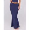 imageANRABESS Skirt Sets for Women 2 Piece Outfits 2025 Summer Crop Top Fold Over Maxi Skirt Set Going Out Dress Casual TrendyNavy Blue
