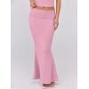 imageANRABESS Skirt Sets for Women 2 Piece Outfits 2025 Summer Crop Top Fold Over Maxi Skirt Set Going Out Dress Casual TrendyPink