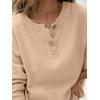 imageANRABESS Women 2 Piece Outfits Oversized Loose Waffle Knit Sweater Set 2025 Fall Trendy Matching Lounge Sets Cozy ClothesApricot
