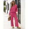 imageANRABESS Women 2 Piece Outfits Oversized Loose Waffle Knit Sweater Set 2025 Fall Trendy Matching Lounge Sets Cozy ClothesCherry