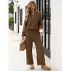 imageANRABESS Women 2 Piece Outfits Oversized Loose Waffle Knit Sweater Set 2025 Fall Trendy Matching Lounge Sets Cozy ClothesDeep Brown