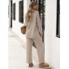 imageANRABESS Women 2 Piece Outfits Oversized Loose Waffle Knit Sweater Set 2025 Fall Trendy Matching Lounge Sets Cozy ClothesKhaki
