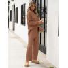 imageANRABESS Women 2 Piece Outfits Oversized Loose Waffle Knit Sweater Set 2025 Fall Trendy Matching Lounge Sets Cozy ClothesLight Brown
