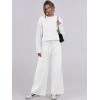 imageANRABESS Women 2 Piece Outfits Sweater Sets Cable Knit Long Sleeve Pullover and Wide Leg Pants Tracksuit Lounge Matching SetCream White