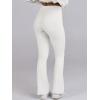 imageANRABESS Women 2 Piece Sweatsuits Lounge Set Oversized Fleece Crewneck Sweatshirts Flare Pants 2025 Fall Outfits ClothesWhite