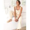 imageANRABESS Womens 2 Piece Outfits Linen Pants Jumpsuit Matching Lounge Set Casual Summer Beach Vacation Trendy Clothes Beige XXLarge
