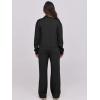 imageANRABESS Lounge Sets for Women 2 Piece Outfits Sweatsuit Fall Zip Up Sweatshirts Wide Leg Pants Matching Sweat Set TracksuitBlack