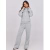 imageANRABESS Lounge Sets for Women 2 Piece Outfits Sweatsuit Fall Zip Up Sweatshirts Wide Leg Pants Matching Sweat Set TracksuitLight Grey