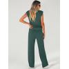 imageANRABESS Women 2 Piece Set Sleeveless Sweatsuit Tracksuit Casual Matching 2025 Travel Summer Trendy OutfitsDeep Green