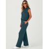 imageANRABESS Women 2 Piece Set Sleeveless Sweatsuit Tracksuit Casual Matching 2025 Travel Summer Trendy OutfitsLake