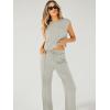 imageANRABESS Women 2 Piece Set Sleeveless Sweatsuit Tracksuit Casual Matching 2025 Travel Summer Trendy OutfitsLight Khaki