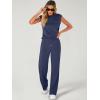 imageANRABESS Women 2 Piece Set Sleeveless Sweatsuit Tracksuit Casual Matching 2025 Travel Summer Trendy OutfitsNavy Blue