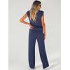 imageANRABESS Women 2 Piece Set Sleeveless Sweatsuit Tracksuit Casual Matching 2025 Travel Summer Trendy OutfitsNavy Blue