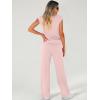imageANRABESS Women 2 Piece Set Sleeveless Sweatsuit Tracksuit Casual Matching 2025 Travel Summer Trendy OutfitsPink