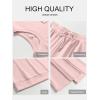 imageANRABESS Women 2 Piece Set Sleeveless Sweatsuit Tracksuit Casual Matching 2025 Travel Summer Trendy OutfitsPink