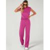 imageANRABESS Women 2 Piece Set Sleeveless Sweatsuit Tracksuit Casual Matching 2025 Travel Summer Trendy OutfitsRose