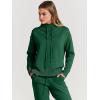 imageANRABESS Women Two Piece Outfits Turtleneck Pullover Top Cozy Knit Sweater Pants Lounge Set 2024 Fall Sweatsuit SweatsuitsDeep Green