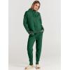 imageANRABESS Women Two Piece Outfits Turtleneck Pullover Top Cozy Knit Sweater Pants Lounge Set 2024 Fall Sweatsuit SweatsuitsDeep Green