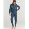 imageANRABESS Women Two Piece Outfits Turtleneck Pullover Top Cozy Knit Sweater Pants Lounge Set 2024 Fall Sweatsuit SweatsuitsDusty Blue