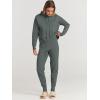 imageANRABESS Women Two Piece Outfits Turtleneck Pullover Top Cozy Knit Sweater Pants Lounge Set 2024 Fall Sweatsuit SweatsuitsGray