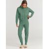 imageANRABESS Women Two Piece Outfits Turtleneck Pullover Top Cozy Knit Sweater Pants Lounge Set 2024 Fall Sweatsuit SweatsuitsGraygreen