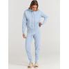 imageANRABESS Women Two Piece Outfits Turtleneck Pullover Top Cozy Knit Sweater Pants Lounge Set 2024 Fall Sweatsuit SweatsuitsLight Blue