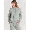 imageANRABESS Women Two Piece Outfits Turtleneck Pullover Top Cozy Knit Sweater Pants Lounge Set 2024 Fall Sweatsuit SweatsuitsSilver