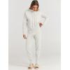 imageANRABESS Women Two Piece Outfits Turtleneck Pullover Top Cozy Knit Sweater Pants Lounge Set 2024 Fall Sweatsuit SweatsuitsWhite