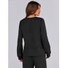 imageANRABESS Womens 2 Piece Lounge Sets Sweatsuit Travel Outfits Wide Leg Pants Set 2024 Fall Fashion Tracksuit ClothesBlack