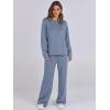 imageANRABESS Womens 2 Piece Lounge Sets Sweatsuit Travel Outfits Wide Leg Pants Set 2024 Fall Fashion Tracksuit ClothesBlue