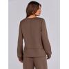 imageANRABESS Womens 2 Piece Lounge Sets Sweatsuit Travel Outfits Wide Leg Pants Set 2024 Fall Fashion Tracksuit ClothesBrown