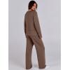 imageANRABESS Womens 2 Piece Lounge Sets Sweatsuit Travel Outfits Wide Leg Pants Set 2024 Fall Fashion Tracksuit ClothesBrown