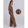 imageANRABESS Womens 2 Piece Lounge Sets Sweatsuit Travel Outfits Wide Leg Pants Set 2024 Fall Fashion Tracksuit ClothesBrown