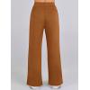 imageANRABESS Womens 2 Piece Lounge Sets Sweatsuit Travel Outfits Wide Leg Pants Set 2024 Fall Fashion Tracksuit ClothesCaramel