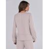 imageANRABESS Womens 2 Piece Lounge Sets Sweatsuit Travel Outfits Wide Leg Pants Set 2024 Fall Fashion Tracksuit ClothesLight Khaki
