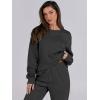 imageANRABESS Womens 2 Piece Outfits Lounge Sets Cropped Sweatshirt ampamp Joggers Fashion Sweatsuit Sweat Set 2024 Fall TravelBlack