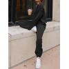imageANRABESS Womens 2 Piece Outfits Lounge Sets Cropped Sweatshirt ampamp Joggers Fashion Sweatsuit Sweat Set 2024 Fall TravelBlack