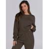 imageANRABESS Womens 2 Piece Outfits Lounge Sets Cropped Sweatshirt ampamp Joggers Fashion Sweatsuit Sweat Set 2024 Fall TravelCoffee