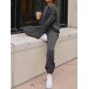 imageANRABESS Womens 2 Piece Outfits Lounge Sets Cropped Sweatshirt ampamp Joggers Fashion Sweatsuit Sweat Set 2024 Fall TravelDark Grey