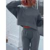imageANRABESS Womens 2 Piece Outfits Lounge Sets Cropped Sweatshirt ampamp Joggers Fashion Sweatsuit Sweat Set 2024 Fall TravelGray Blue