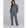 imageANRABESS Womens 2 Piece Outfits Lounge Sets Cropped Sweatshirt ampamp Joggers Fashion Sweatsuit Sweat Set 2024 Fall TravelGray Blue