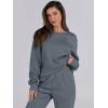imageANRABESS Womens 2 Piece Outfits Lounge Sets Cropped Sweatshirt ampamp Joggers Fashion Sweatsuit Sweat Set 2024 Fall TravelGray Blue