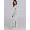 imageANRABESS Womens 2 Piece Outfits Lounge Sets Cropped Sweatshirt ampamp Joggers Fashion Sweatsuit Sweat Set 2024 Fall TravelLight Grey