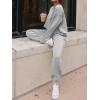 imageANRABESS Womens 2 Piece Outfits Lounge Sets Cropped Sweatshirt ampamp Joggers Fashion Sweatsuit Sweat Set 2024 Fall TravelLight Grey