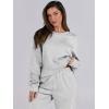 imageANRABESS Womens 2 Piece Outfits Lounge Sets Cropped Sweatshirt ampamp Joggers Fashion Sweatsuit Sweat Set 2024 Fall TravelLight Grey