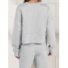 imageANRABESS Womens 2 Piece Outfits Lounge Sets Cropped Sweatshirt ampamp Joggers Fashion Sweatsuit Sweat Set 2024 Fall TravelLight Grey