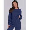 imageANRABESS Womens 2 Piece Outfits Lounge Sets Cropped Sweatshirt ampamp Joggers Fashion Sweatsuit Sweat Set 2024 Fall TravelNavy Blue
