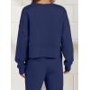imageANRABESS Womens 2 Piece Outfits Lounge Sets Cropped Sweatshirt ampamp Joggers Fashion Sweatsuit Sweat Set 2024 Fall TravelNavy Blue